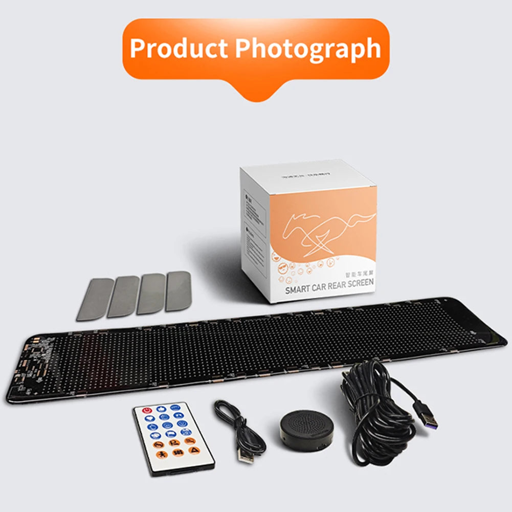 Devil Eyes LED Panel Light DIY Programmable LED Demon Eyes Flexible Display Screen Demon Eyes Flexible LED Panel for Trucks