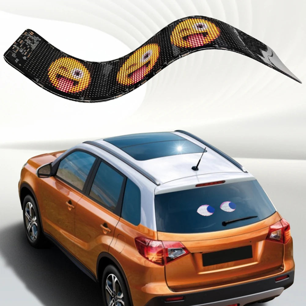 Devil Eyes LED Panel Light DIY Programmable LED Demon Eyes Flexible Display Screen Demon Eyes Flexible LED Panel for Trucks