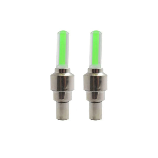 2PCS Bicycle Bike LED Lights Tire Valve Cap Flashlight Auto Car Motorcycle Tire Air Valve Wheel Spokes Light Bike Accessories