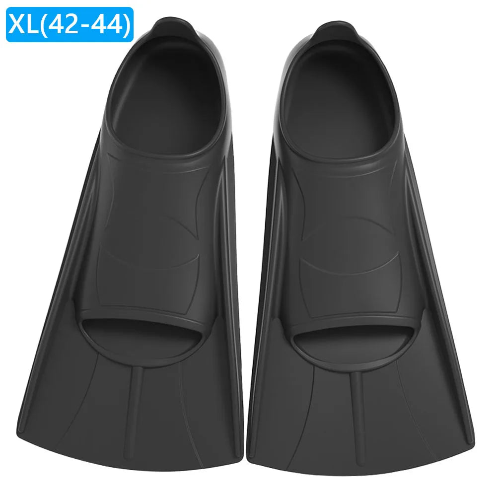 Swimming Training Fins Silicone Swim Fin Comfortable Swimming Flippers Non Slip Diving Shoes Portable Diving Supplies