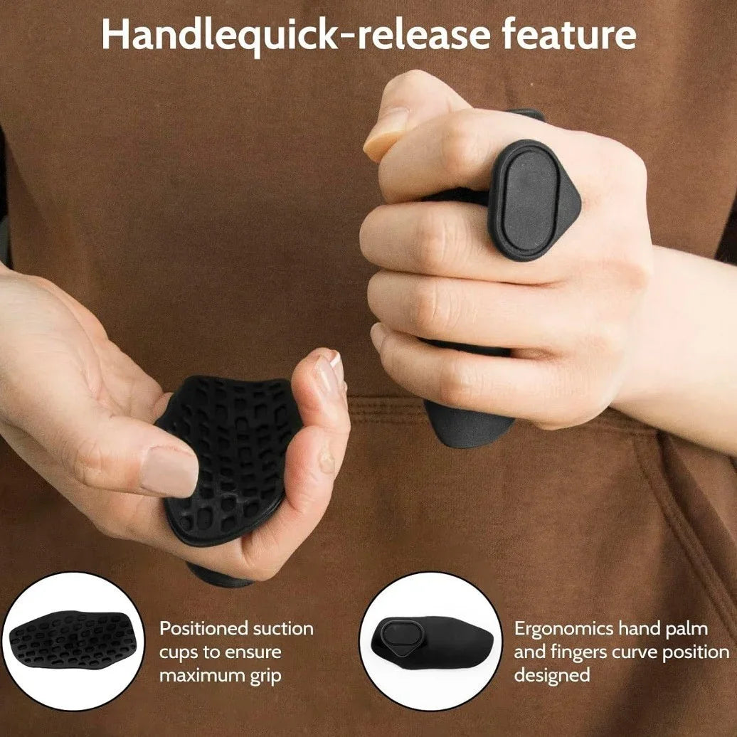 2PCS Hand Grip Strength Trainer Gym Pull Grip Cross Training Palm Grip Handle Finger Trainer Dropshipping Gymnastics Fitness