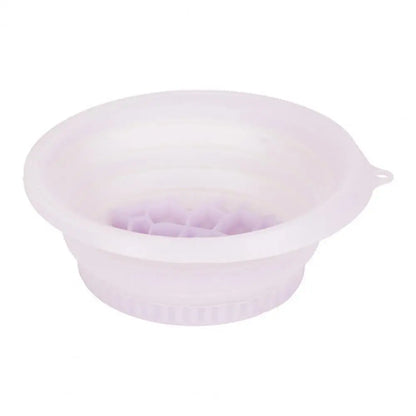 Foldable Silicone Ice Bath Bowl -Facial Skin Care & Migraine Relief, Reusable Cold Compress Basin for Puffiness & Acne Reduction