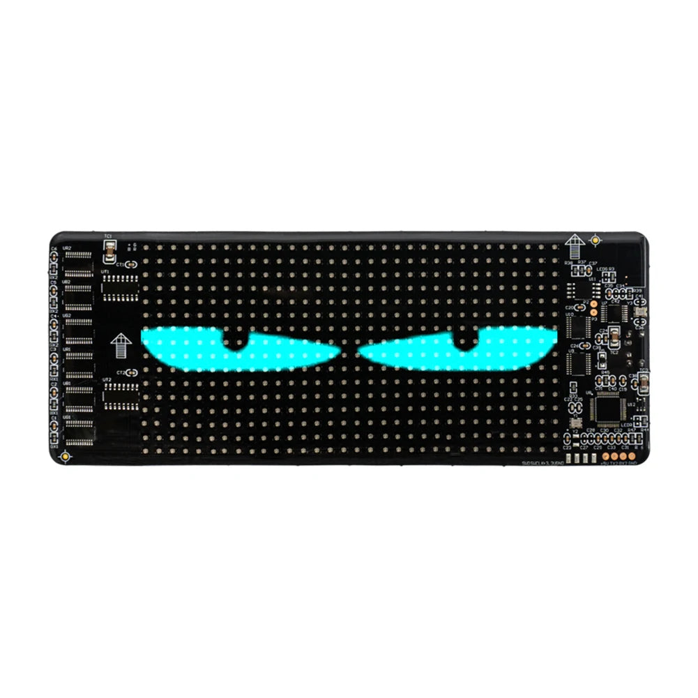Devil Eyes LED Panel Light DIY Programmable LED Demon Eyes Flexible Display Screen Demon Eyes Flexible LED Panel for Trucks