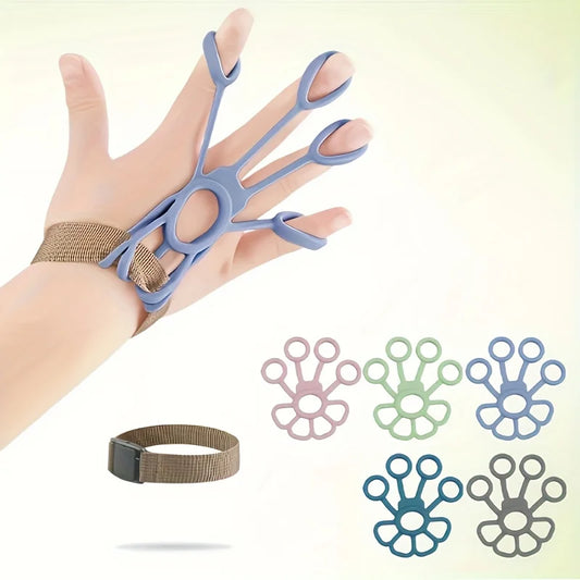 1Pc Finger Strengthener, Hand Grip Strength Trainer, Finger Trainer for Strength Training, Basketball Guitar Palm Training