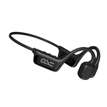 S10 Bluetooth 5.4 True Bone Conduction Headphones IPX8 Waterproof DT5.0 MP3 Built-In 32GB Memory LED Digital Display for Swiming