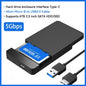 2.5 HDD/SSD Case SATA to USB 3.1/3.0 Adapter Case 6Gbps HD External Hard Drive Enclosure Box for Disk HDD Type USB-C Enclosure