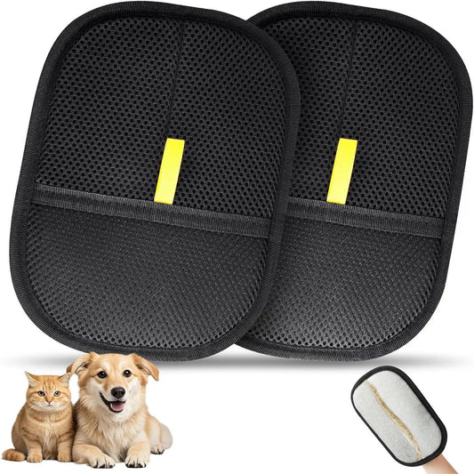 Pet Hair Removal Glove Upgrade Efficient Grooming Gloves Reusable Pet Hair Remover Glove for Cats Dogs Pet Hair Removal