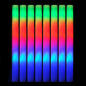30Pcs LED Foam Sticks White Light Glow Sticks Glow Cheer Batons Flashing Effect Glow in the Dark Wedding Party Supply 3 Flashing
