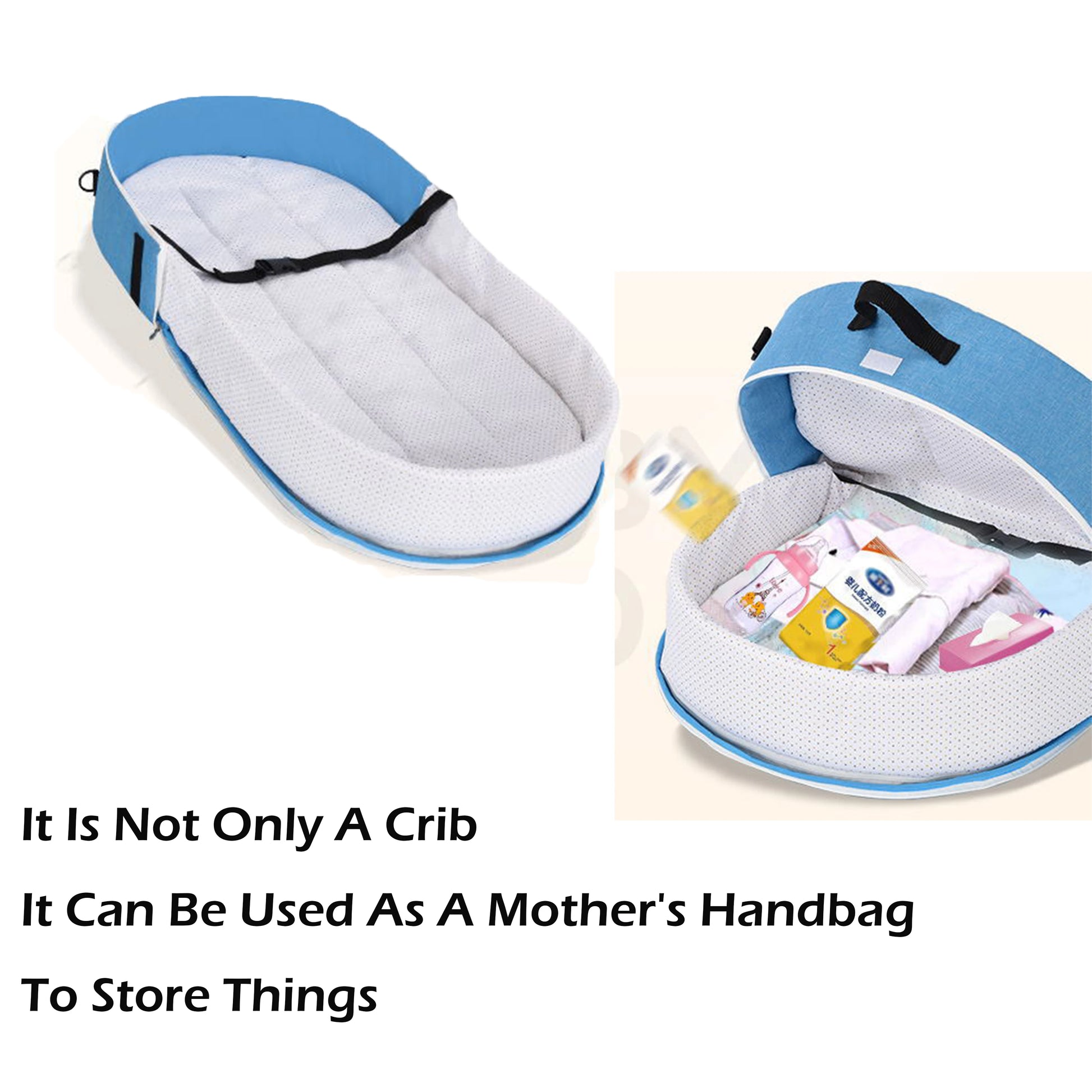 Baby Crib Multi-Function Baby Bed Nest Baby Mosquito Net Foldable Baby Nest Bassinet Infant Sleep Portable Bed