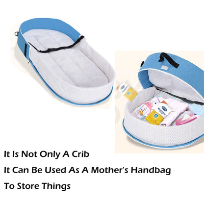 Baby Crib Multi-Function Baby Bed Nest Baby Mosquito Net Foldable Baby Nest Bassinet Infant Sleep Portable Bed