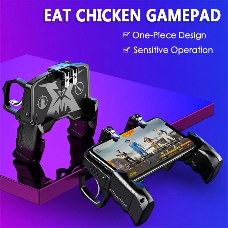 K21 Game Handle PUBG Mobile Phone Gamepad Joystick L1 R1 Trigger Game Shooter Controller for Iphone Andriod Phones