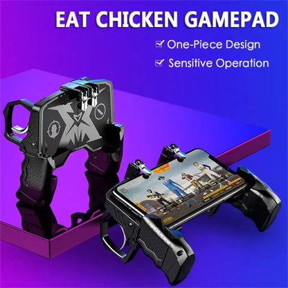 K21 Game Handle PUBG Mobile Phone Gamepad Joystick L1 R1 Trigger Game Shooter Controller for Iphone Andriod Phones