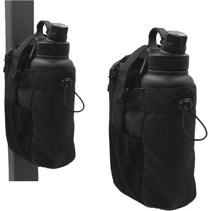 Powerful Magnetic Water Bottle Bag, Portable Water Bottle Hanging Bag for Gym Exercise, Large-Capacity Water Cup Bag
