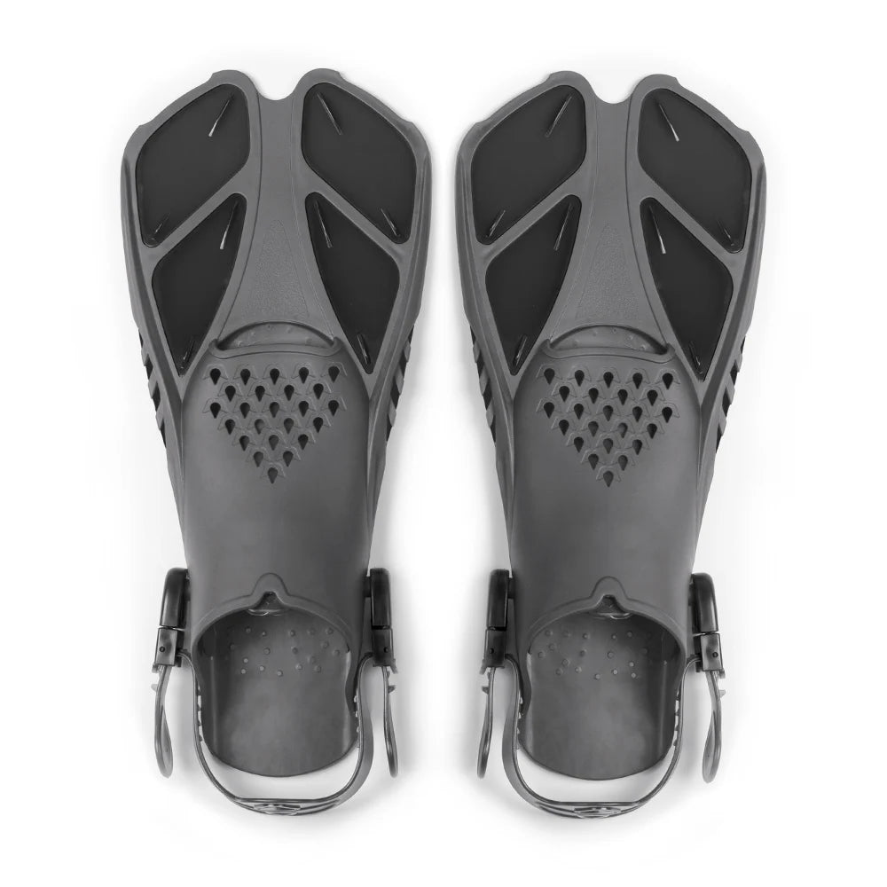 Professional Snorkeling Foot Diving Fins Adjustable Adult Kids Swimming Comfort Fins Flippers Swimming Equipment