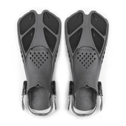 Professional Snorkeling Foot Diving Fins Adjustable Adult Kids Swimming Comfort Fins Flippers Swimming Equipment