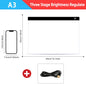 A3/A4/A5 Level Dimmable Led Drawing Copy Pad Board Children'S Toy Painting Educational Kids Grow Creative Gifts for Children
