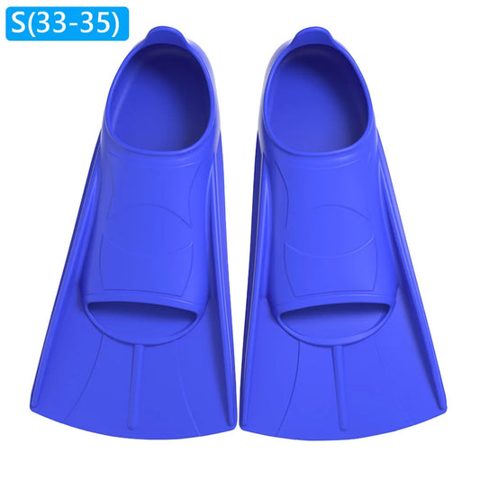 Swimming Training Fins Silicone Swim Fin Comfortable Swimming Flippers Non Slip Diving Shoes Portable Diving Supplies