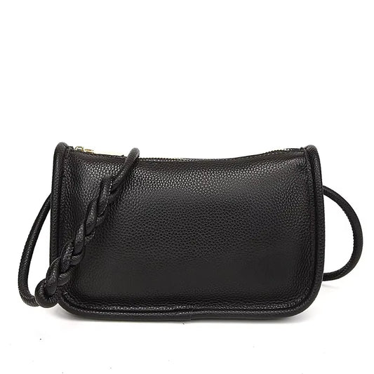 100%Real Cowhide Genuine Leather Sac Fashion Women Crossbody Bags for Ladies New High Capacity Shoulder Bag Handbag Female Purse