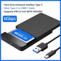 2.5 HDD/SSD Case SATA to USB 3.1/3.0 Adapter Case 6Gbps HD External Hard Drive Enclosure Box for Disk HDD Type USB-C Enclosure